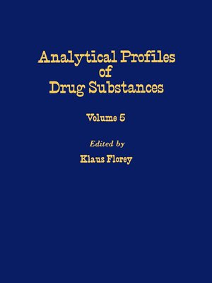 cover image of Profiles of Drug Substances, Excipients and Related Methodology